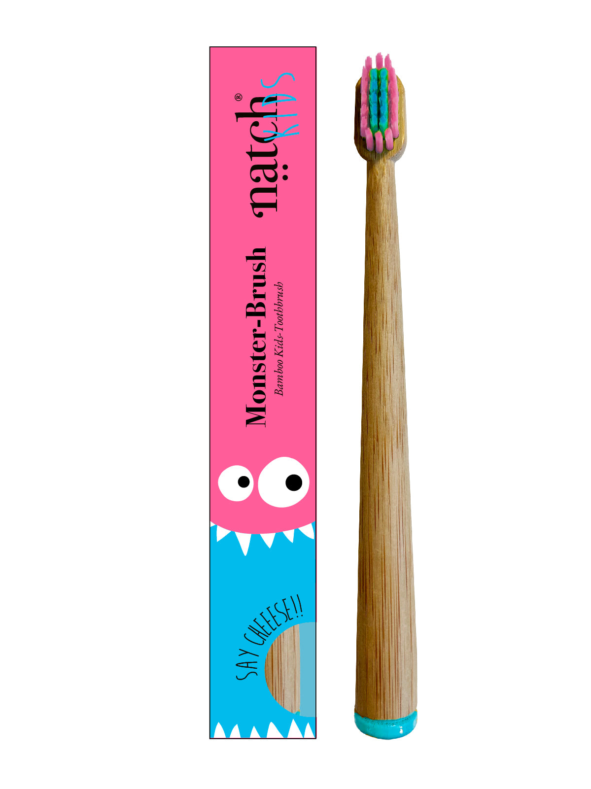 Monster Toothbrush Natch •• Tooth Monster Bamboo Toothbrush (Kids) – Natch Labs