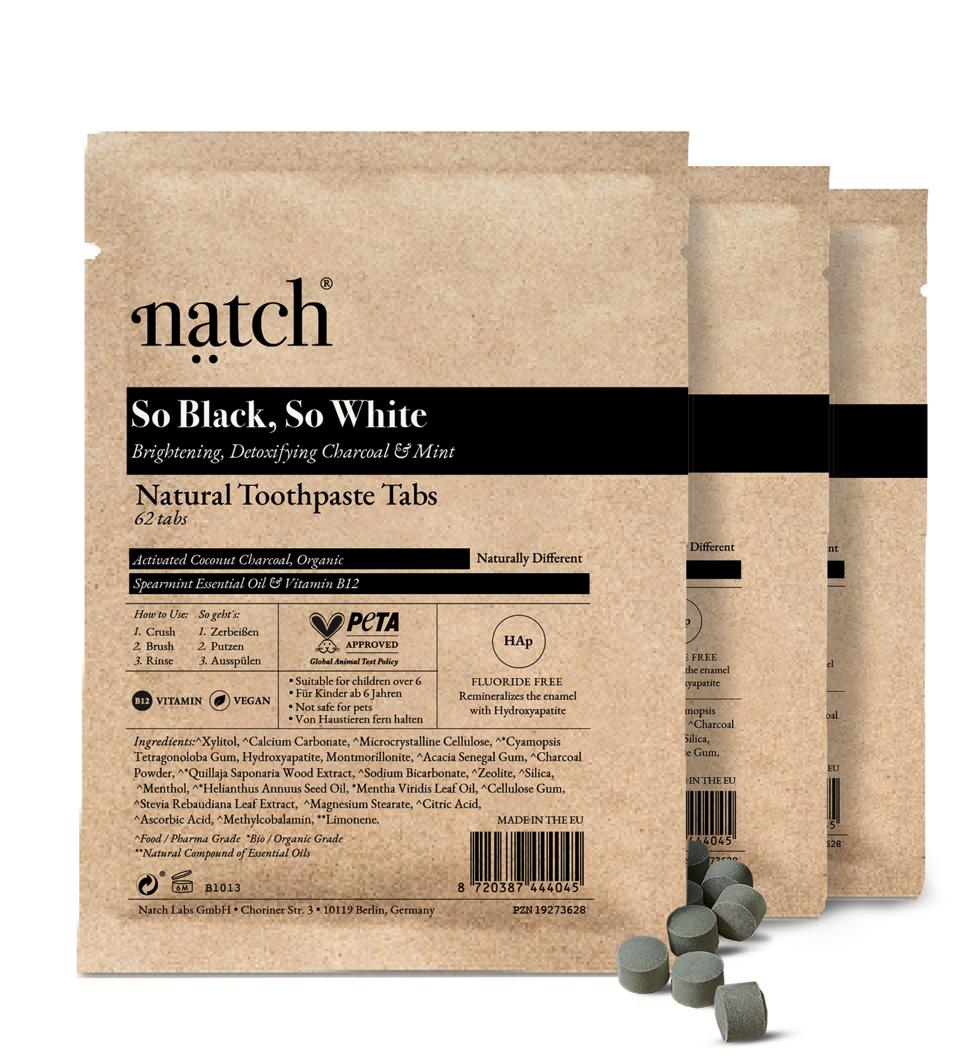 So Black, So White 3-Monats-Nachfüllpackungen