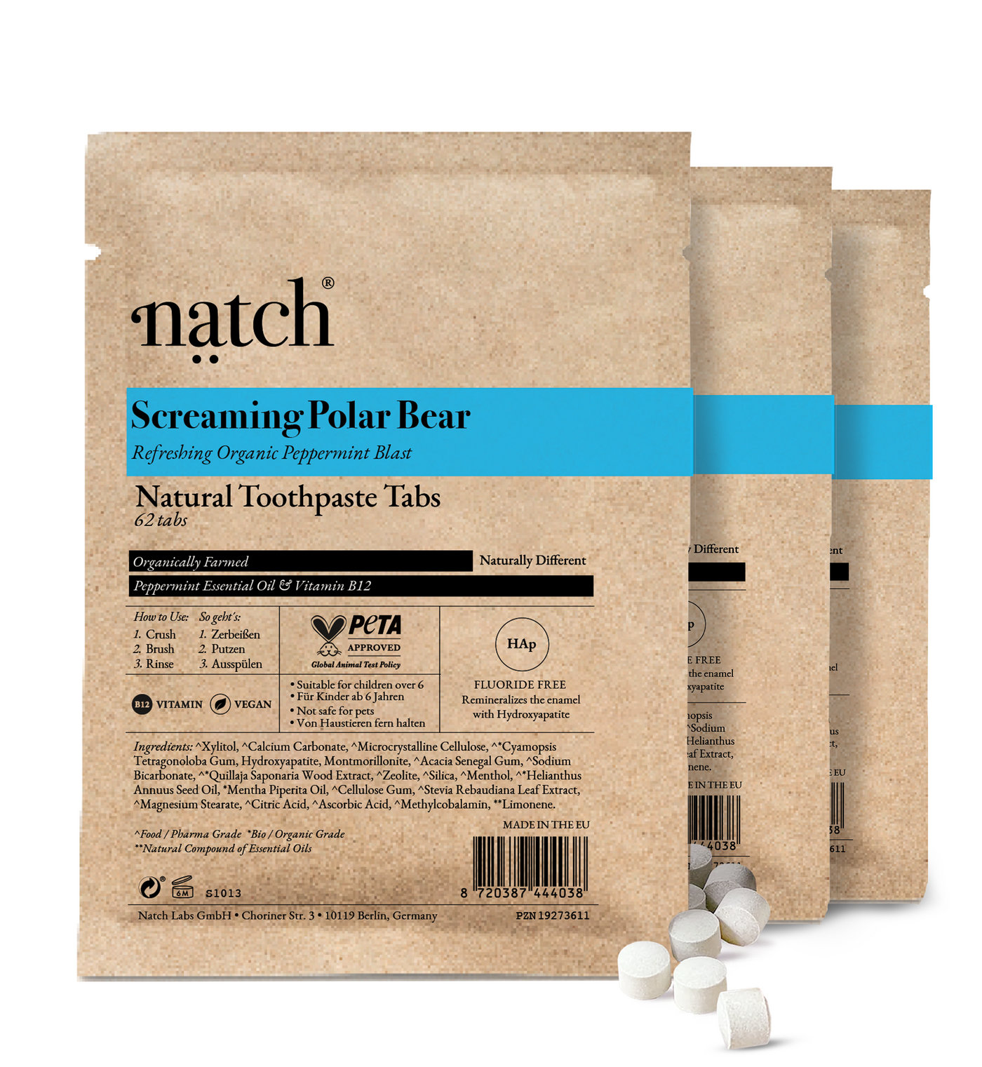 Screaming Polar Bear 3-Month Refill Bags