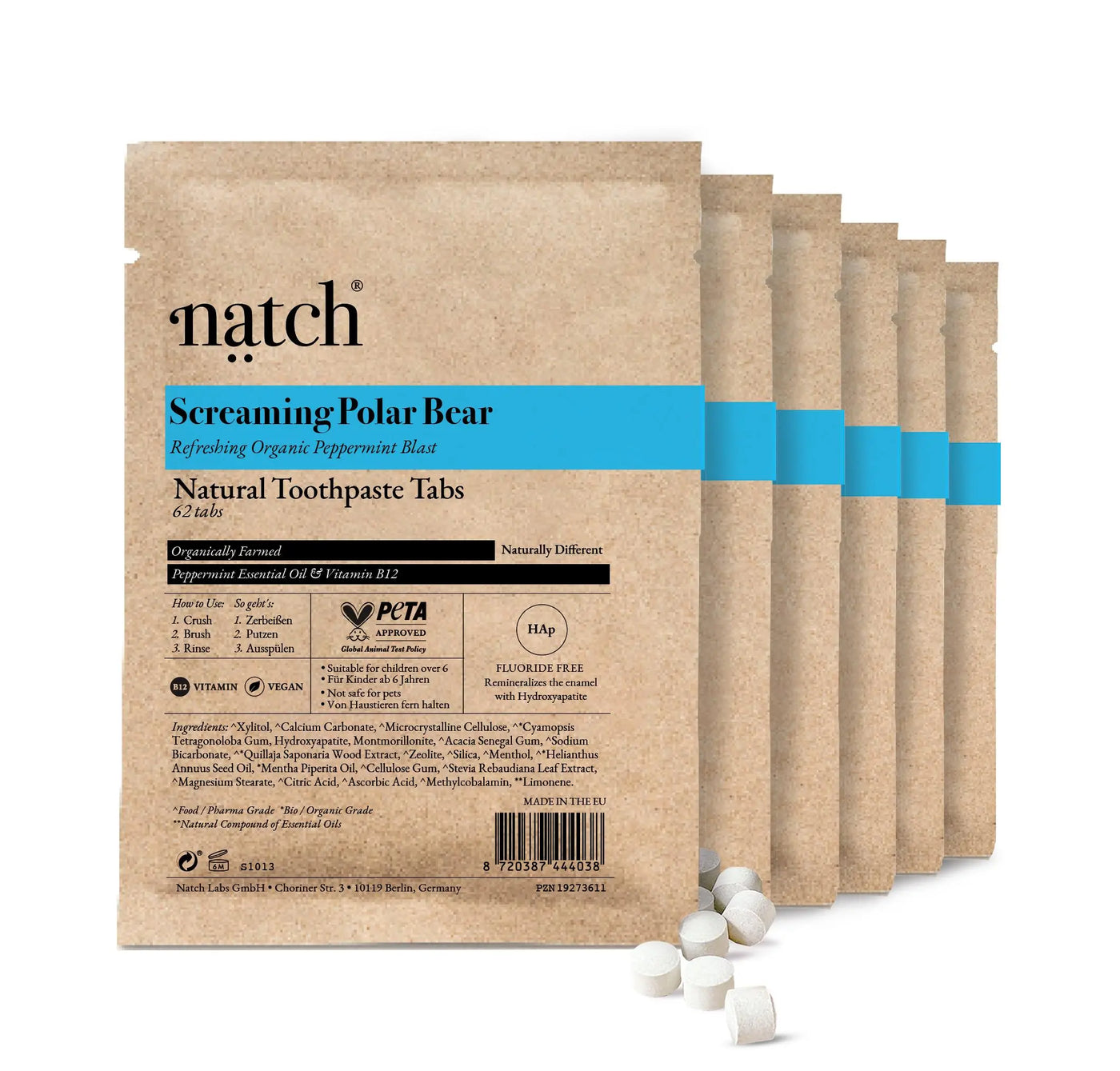 Screaming Polar Bear 6-Month Refill Bags