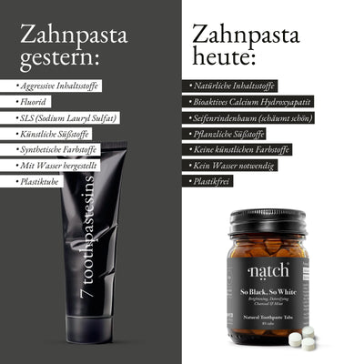 So Black, So White (Zahnpasta Tabs)