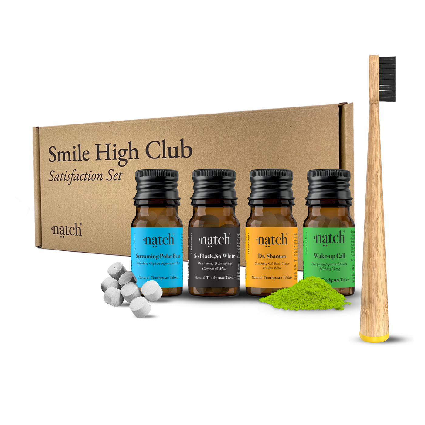 Smile High Gift Set - Mini Travel Size Toothpaste + Brush